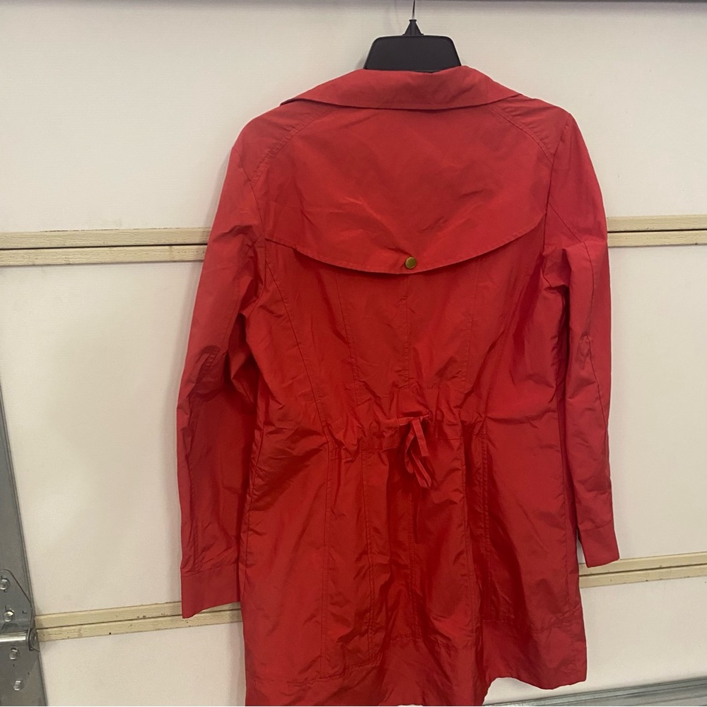 Cole Haan Raincoat jacket Size m color coral - Picture 7 of 11